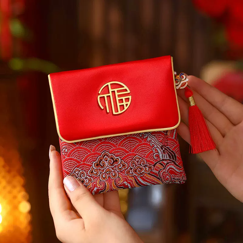 红包封创意个性马年新年过年给小孩爸妈压岁包刺绣高级感2026新款