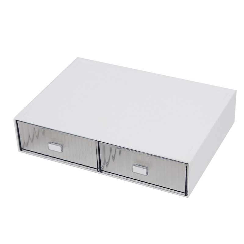 Drawer Storage Box Plastic Desktop Cosmetics Finishing Box Free Combination Multi-Layer Stackable Jewelry Box
