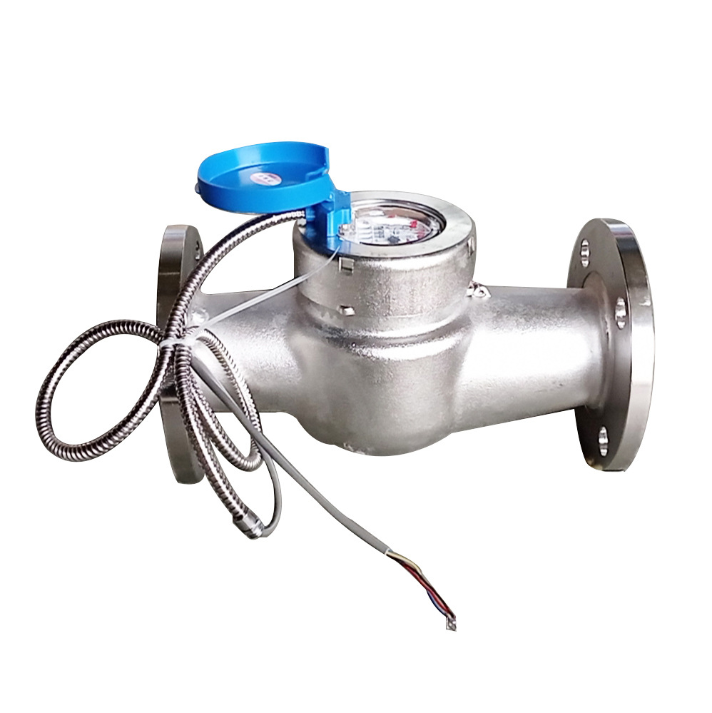 厂家批发粤镁特不锈钢485信号智能远传水表304不锈钢冷热水表