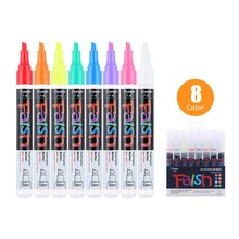 12 PCS Set Liquid Chalk Marker Pens Erasable Multi Colored跨