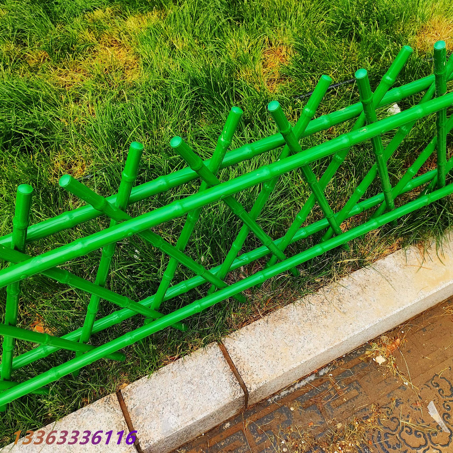 厂家竹篱笆仿篱笆护栏仿竹护栏新农村花园仿竹围栏绿化栅栏竹护栏