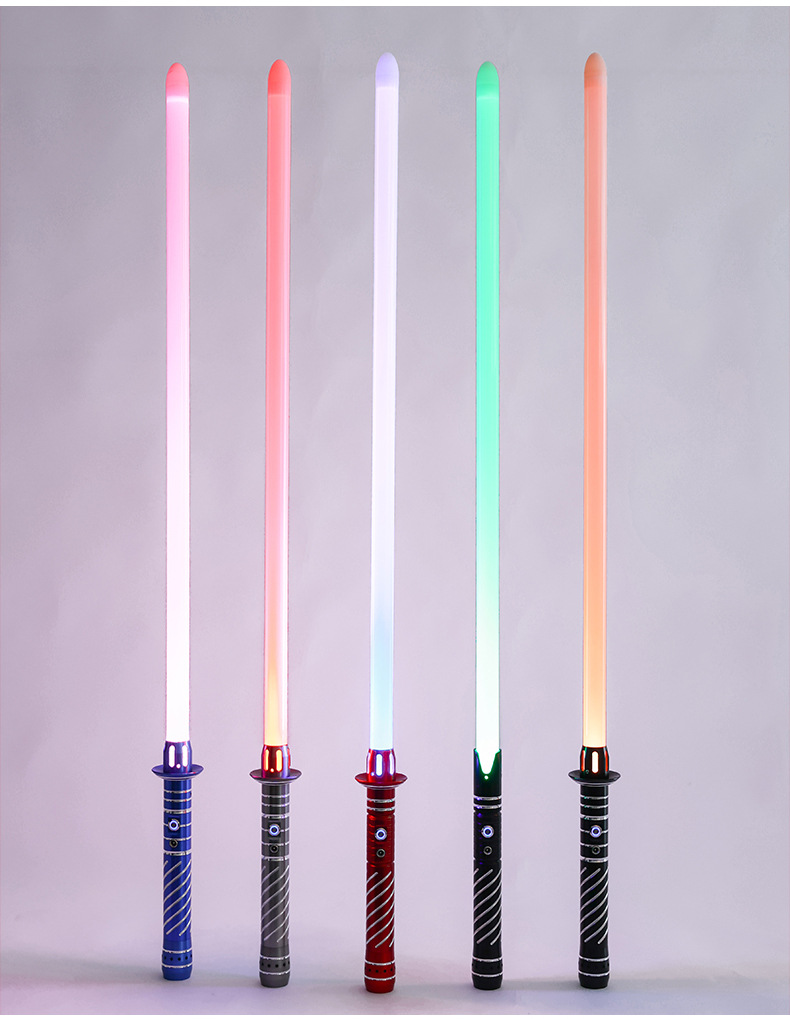 hl星辰光剑金属激光剑无限变色rgb二合一可拼接cos玩具