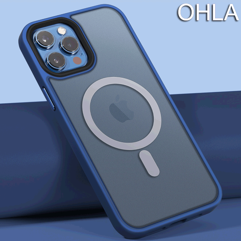 新款iphone12专用磁吸防摔magsafe手机壳适用12mini/promax保护套