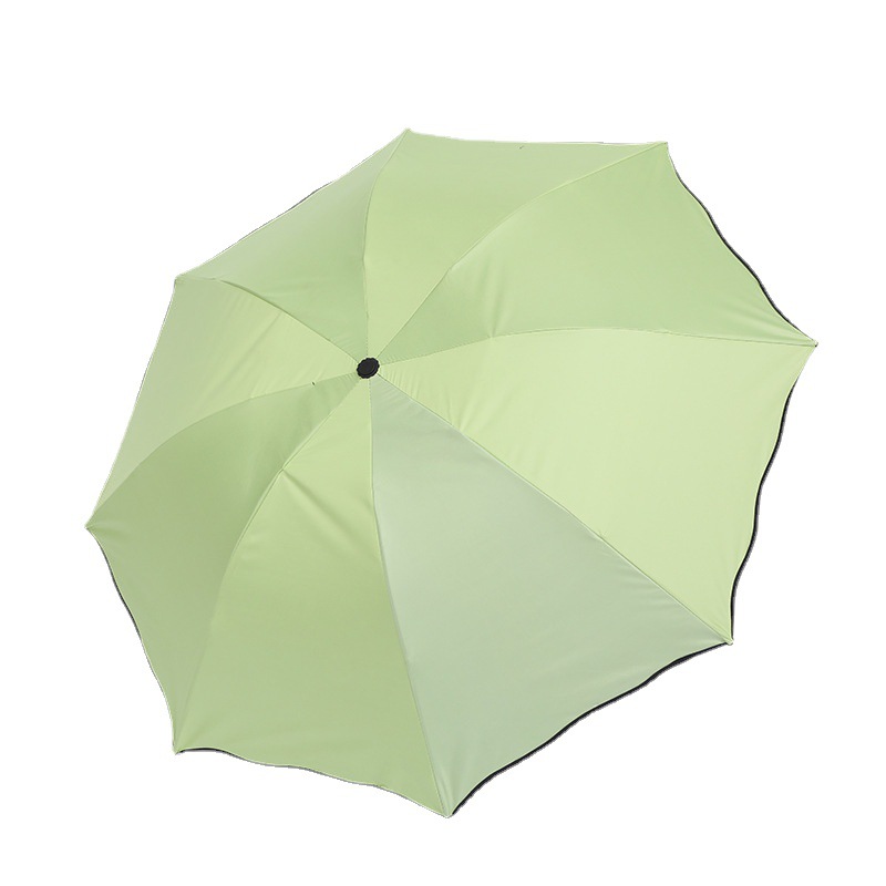 Blooming Umbrella with Water Manual Sun Umbrella Folding Rain Dual-Use Vinyl Sun Protective Sun Umbrella Printing Logo Umbrella