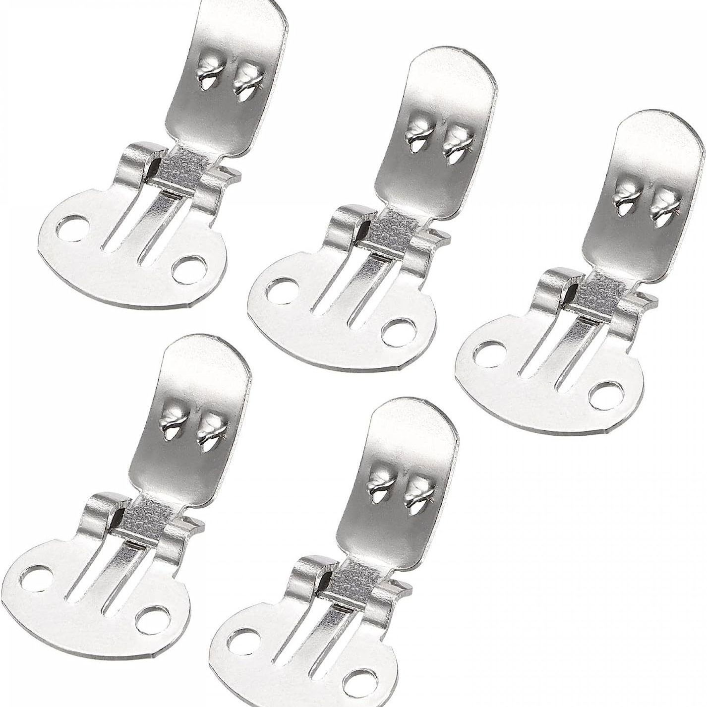 五金冲压件不锈钢鞋扣 鞋夹 可手动安装折叠夹子大/中/小