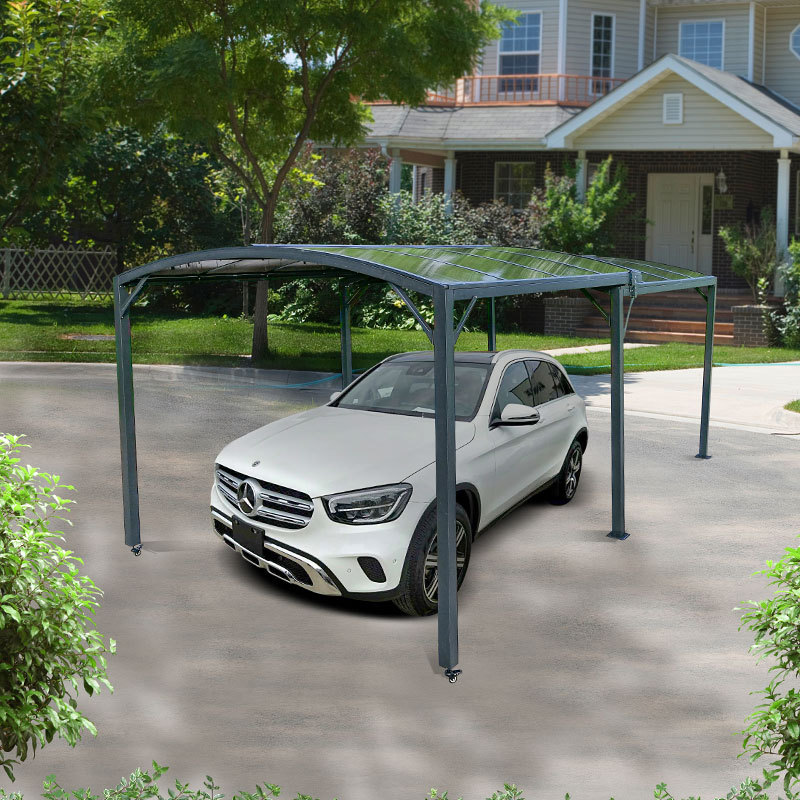 户外停车棚伸缩防雨移动车棚家用庭院铝合金汽车雨篷阳光板遮阳棚