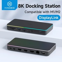 Hagibis 海备思 USB C Docking Station Triple Display MacBook