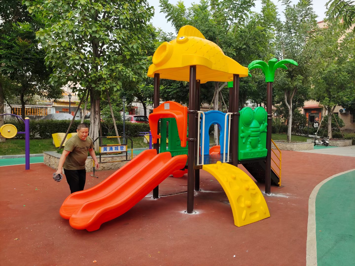 幼儿园小博士滑梯 室外组合滑滑梯小区户外儿童