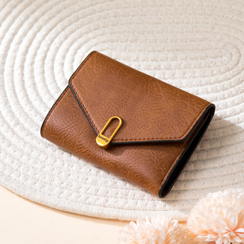 Popular Small Bag 2023 Early Spring New Short Chic Simple Wallet Trendy Western Style Solid Color Small Bag