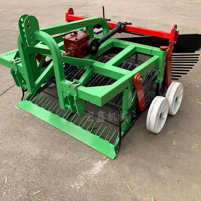 震动筛式花生收获机 履带自走花生联合收获机 拖拉机挖花生机器