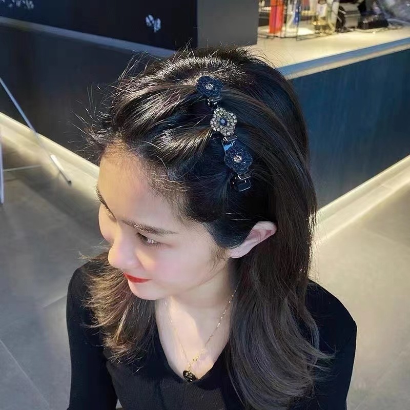 Elegant Hair Clip Female Cropped Hair Clip Braided Hair Organize Fantastic Hairpin Side Clip Hairware Forehead Bang Clip Duckbill Clip