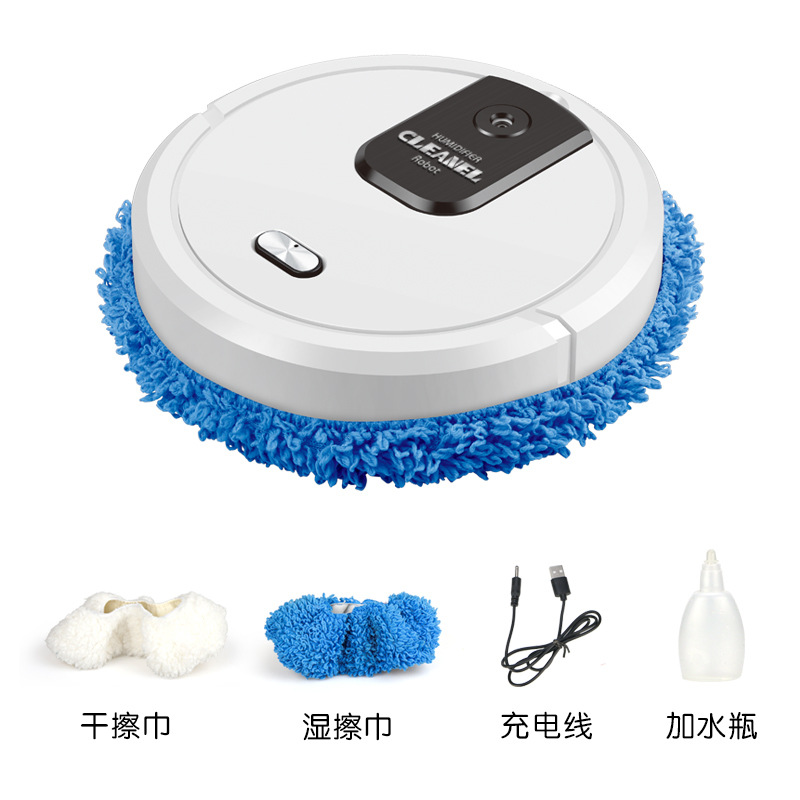 Household Intelligent Mopping Robot Wholesale Spray Air Humidifier Purple Lamp Wet and Dry Washing Machine