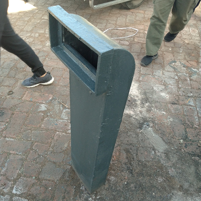 桥梁铸铁直斜泄水管泄水孔圆矩形地漏下水道篦子格栅钢管盖弯管头