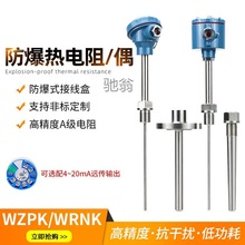 现做热电阻WZPK246铠装铂热电阻pt100热电阻一体化温度传感器防水