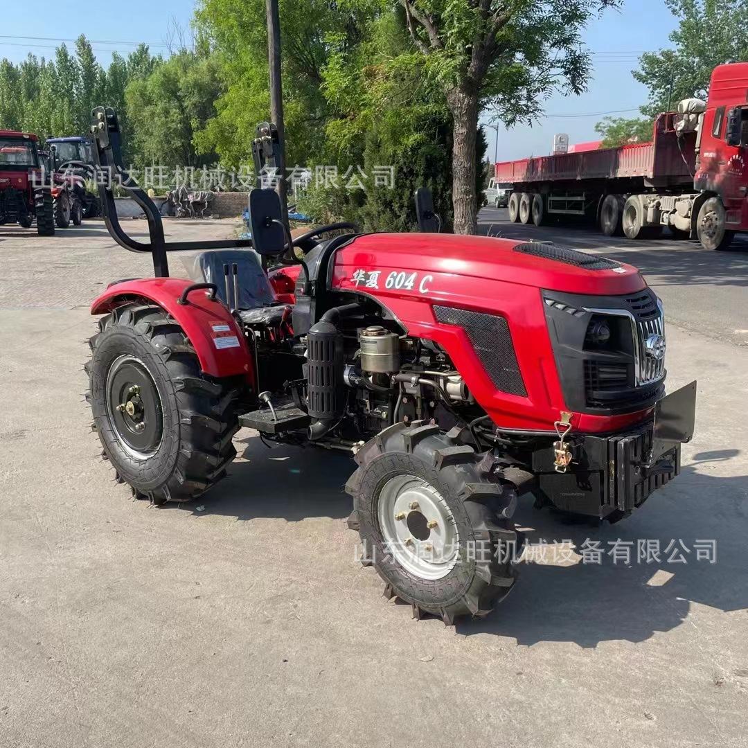 迷你小型华夏604四轮大棚王拖拉机 园林蔬菜种植起垄机 大棚王