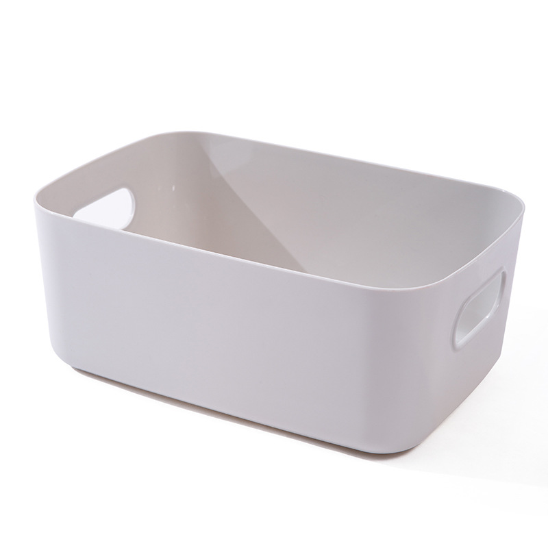 Japanese-Style Sundries Storage Box Desktop Plastic Box Cosmetic Organizing Box Kitchen Storage Box Snacks Storage Basket