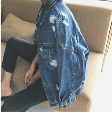 冲钻Women Autumn Jeans Coat Cowboy Wear Clothes Denim Jacket