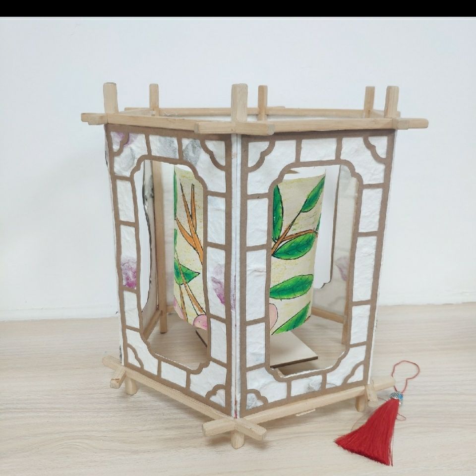 手工走马灯热能旋转电动跑马灯涂鸦剪纸亲子diy材料包小制作