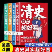 清史其实超好看4册一看就上瘾的清史历史小学生青少年版历史书籍