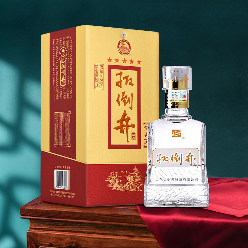 白酒整箱 38度扳倒井绵柔500ml*6瓶装 浓香型 送礼佳品