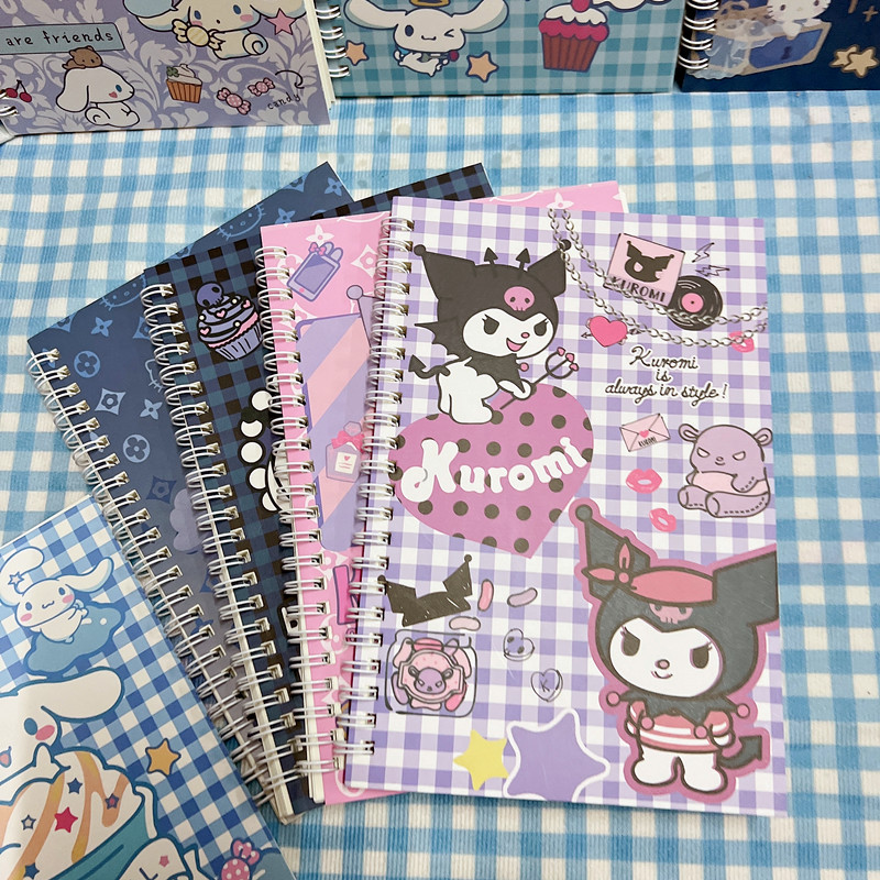 INS Style Good-looking A5 Coil Notebook Cinnamoroll Babycinnamoroll Kirby Notebook Clow M Book Limited Student Book