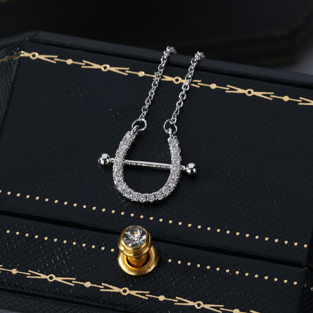 主要销售地区南美,东南亚,北美,东北亚,中东,其他颜色马蹄项链 白金色