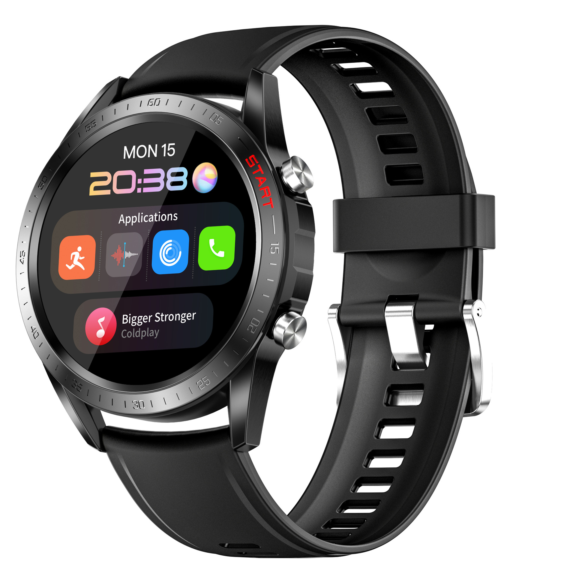 32圆屏一键录音血氧血压监测手环蓝牙通话运动手表