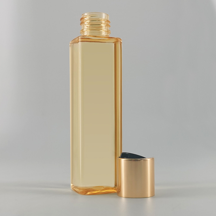 现货120ml方形瓶高级精华液瓶子pet旅行便携卸妆水分装瓶粉底液瓶