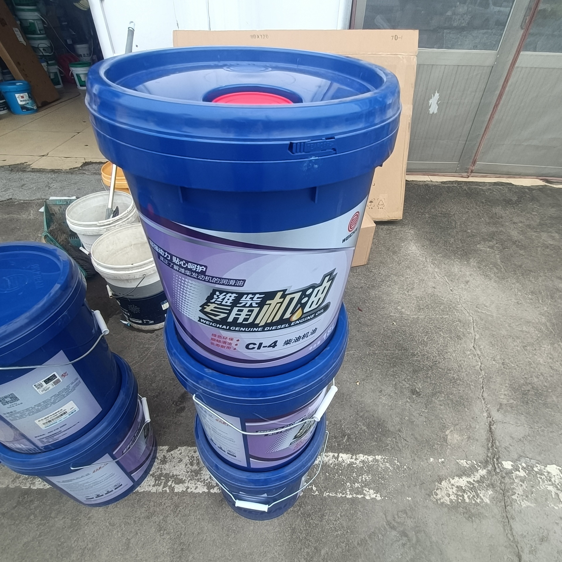 0成交0桶长期供应潍柴车辆专用柴油机油ci-4 批发潍柴润滑油 潍柴柴