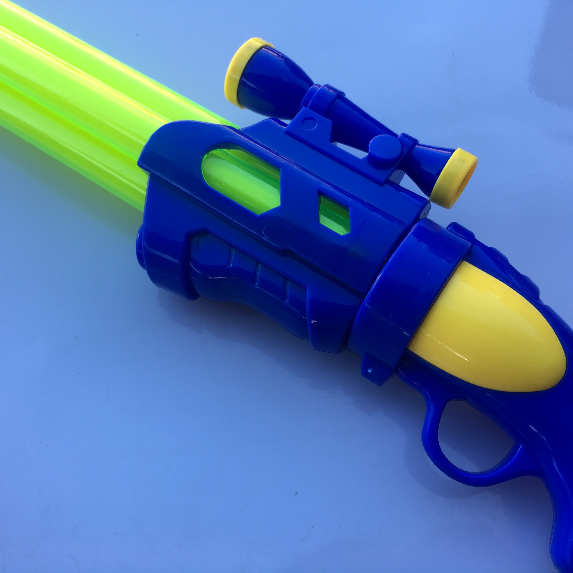 新款猎枪四管漂流水枪抽拉式透明水炮猎枪式水炮沙滩戏水玩具水枪