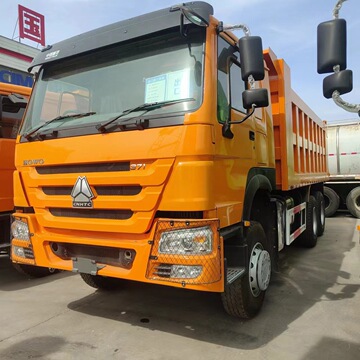 出口二手中国重汽豪沃howo 371 375马力自卸车 矿用砂石料翻斗车