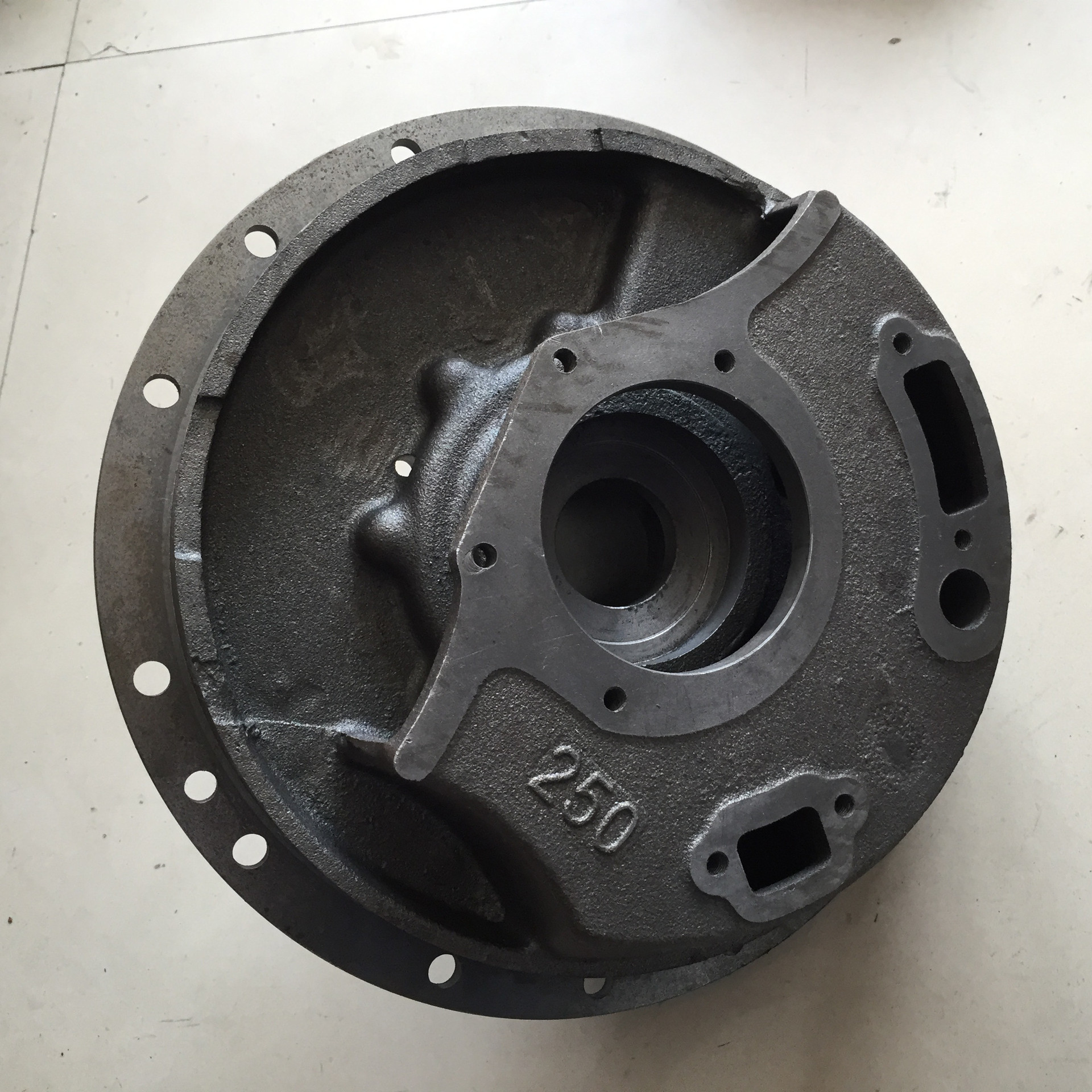 常林压路机配件 yz14hd杭齿变速箱配油法兰