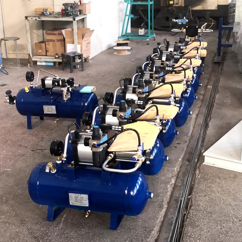 工业空气增压泵气动空气增压泵车间补压泵用于高压增压系统