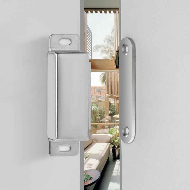 不锈钢磁碰柜门磁吸柜吸橱柜柜门碰珠卡扣吸磁性衣柜强磁门吸锁扣