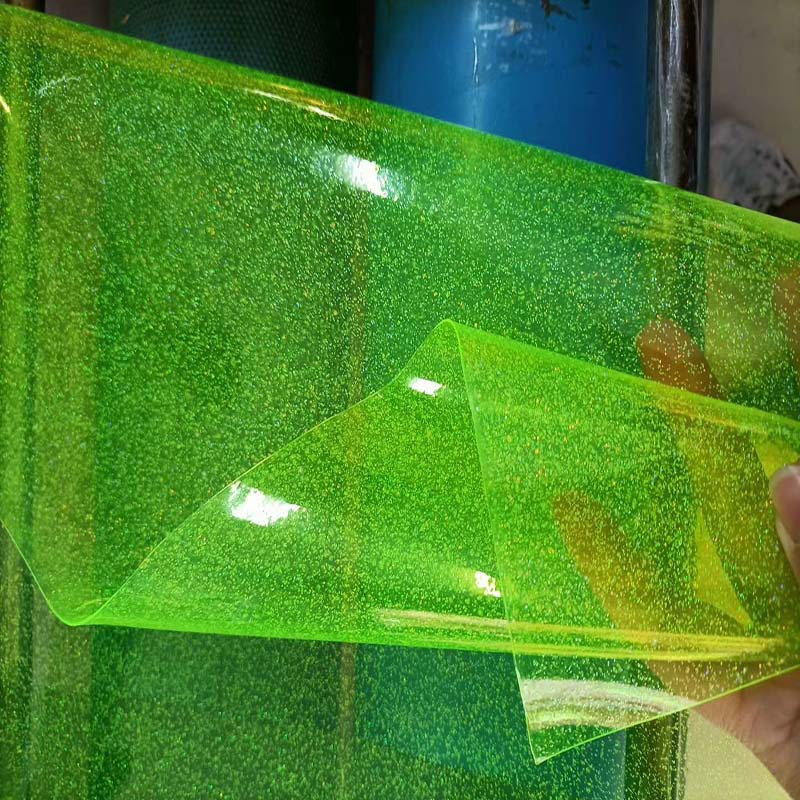 渐变镭射tpu反光哑光包装材料防水桌面料透明磨砂tpu标签材料