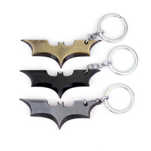 新款 欧美影视 蝙蝠侠标志钥匙扣挂件 现货批发