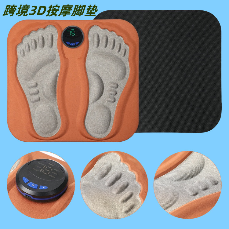 跨境3D按摩脚垫足疗机EMS微电流脉冲足部脚底足疗垫美腿仪器理疗