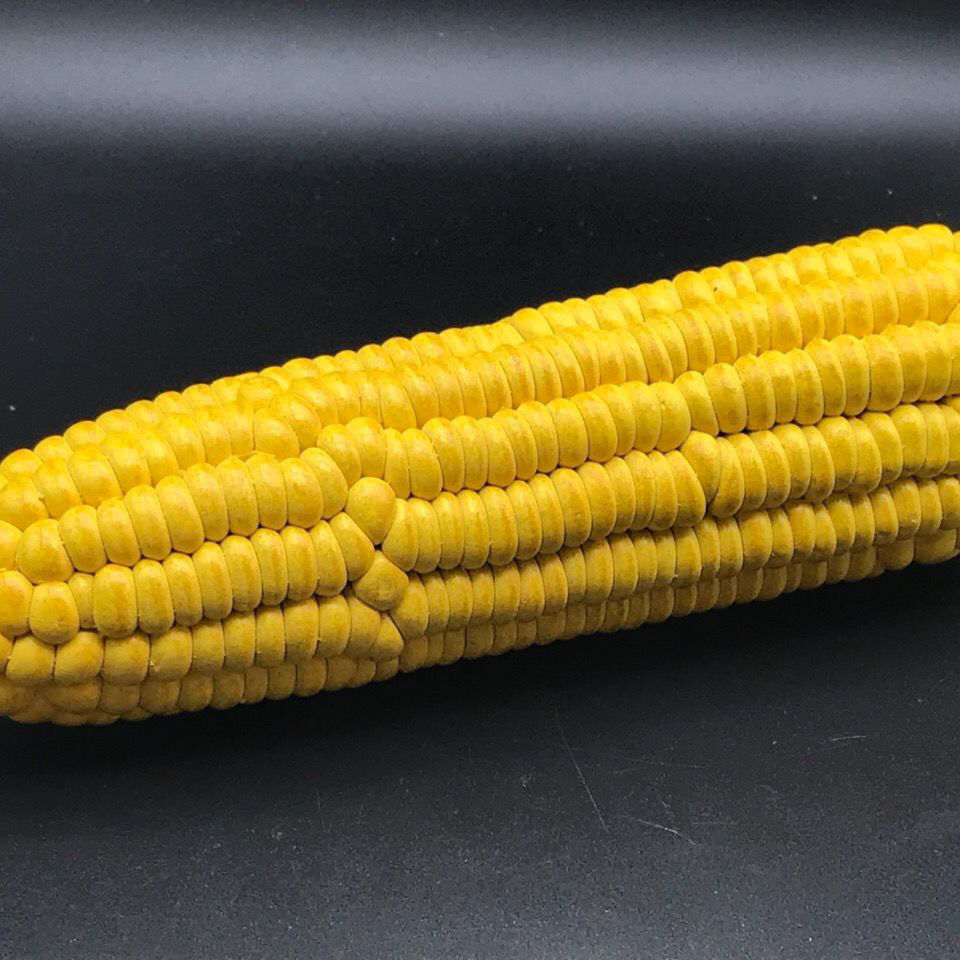 手把件古玩杂项仿真玉水果蔬菜雪花玉石摆件石雕古玉古董收藏玉米