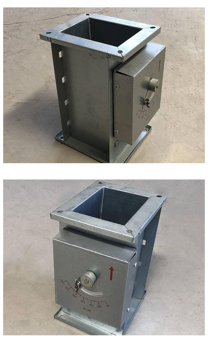 镀锌板定量风阀150mm管道风量风阀定风量调节阀密闭阀生产厂家