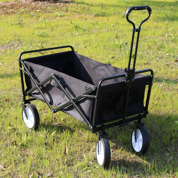 8寸轮户外野营四轮手拉车小拖车购物车露营手推车折叠小推车