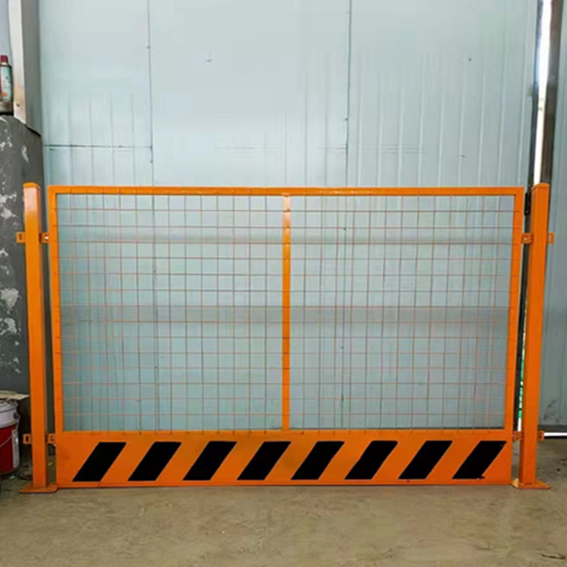 工地施工警示基坑护栏 工程道路临时围挡黄色网片式基坑