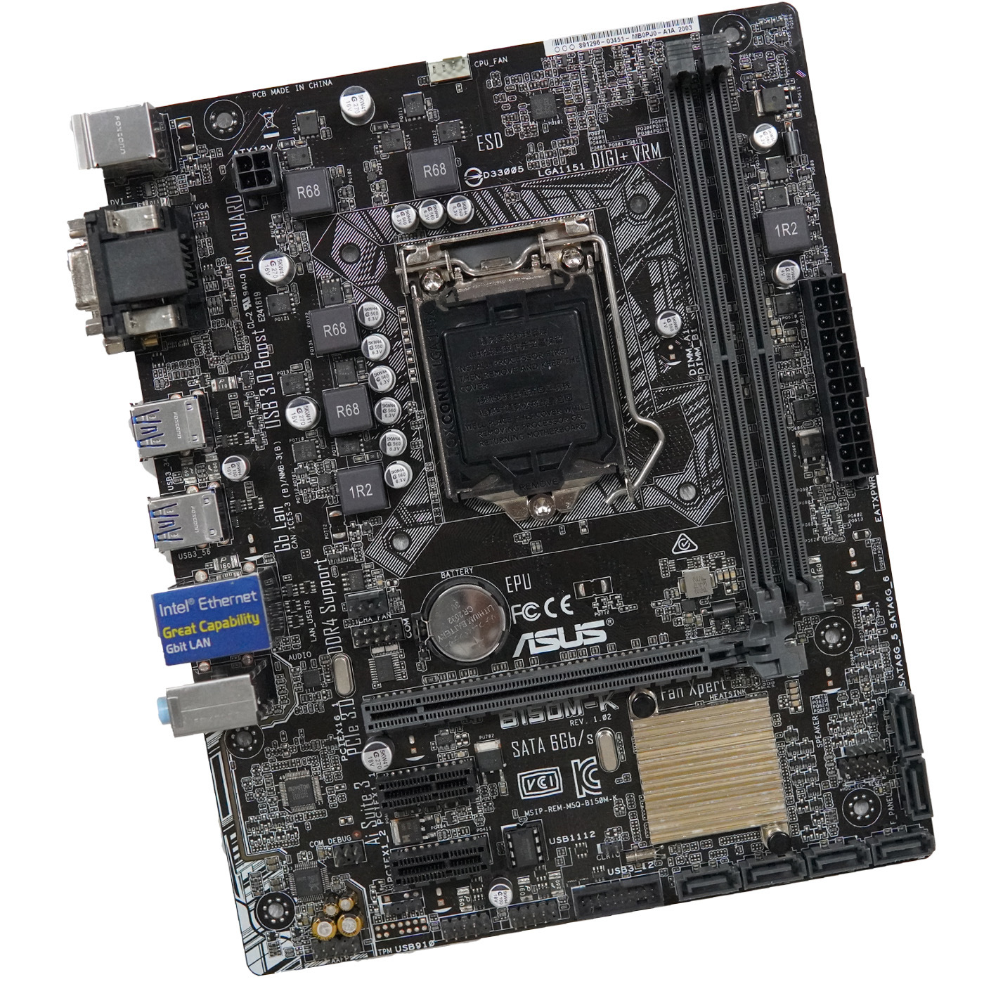 适用于华硕b150m-k1151针内存ddr4 32gb micro atx版型