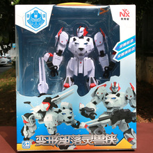 新款正版变形联盟玩具儿童男孩金刚机器人机甲汽车合体超变战神