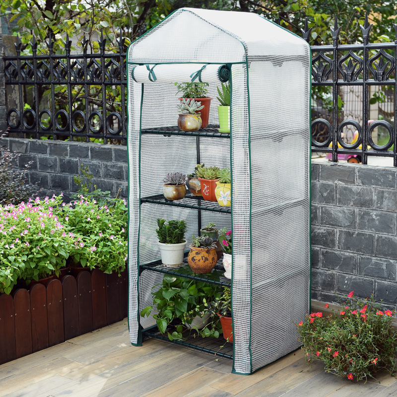 暖棚家用庭院日光种植用暖棚小阳光房墙角楼顶菜园子屋顶棚小棚