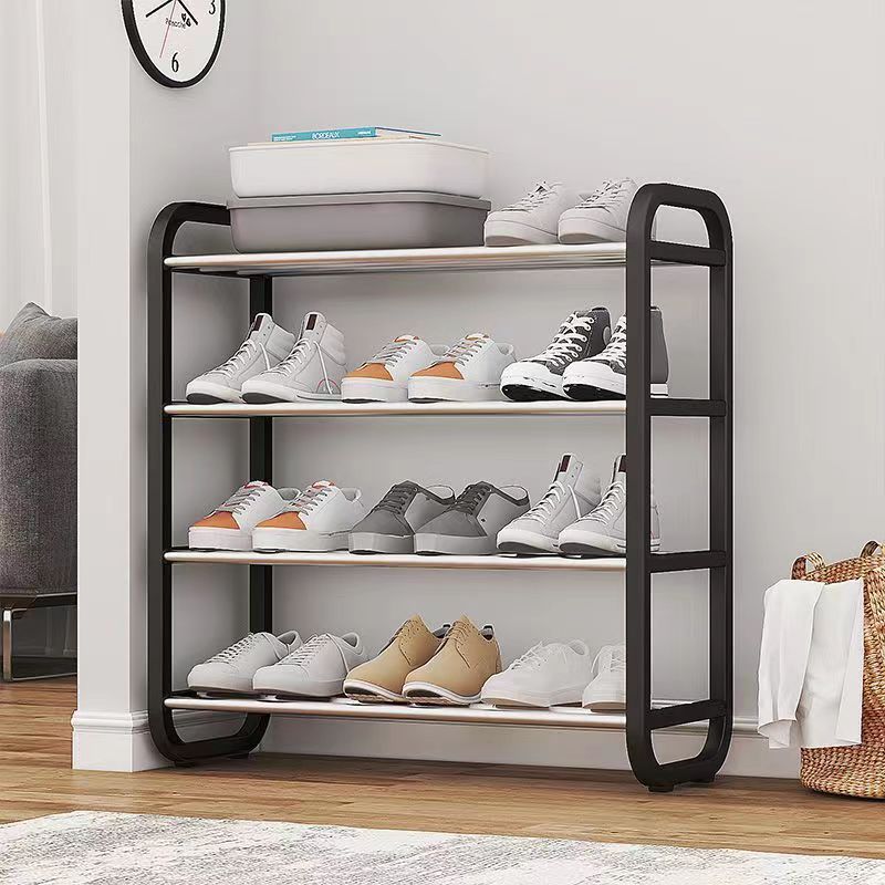 Factory Direct Sales Shoe Rack Home Dormitory Simple Shoe Rack Wholesale Multi-Layer Multifunctional Storage Shoe Cabinet Dustproof Shoe Rack