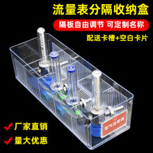 氧气流量表收纳盒分类整理收纳筐湿化瓶透明塑料输液盒摆药针剂盒