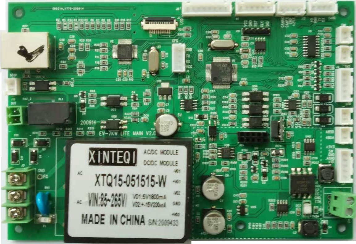 新能源电动汽车7kw交流充电桩控制板pcba方案