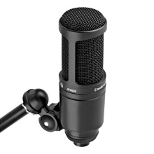 Audio Technica铁三角AT2020大震膜电容录音麦克风直播录音棚话筒