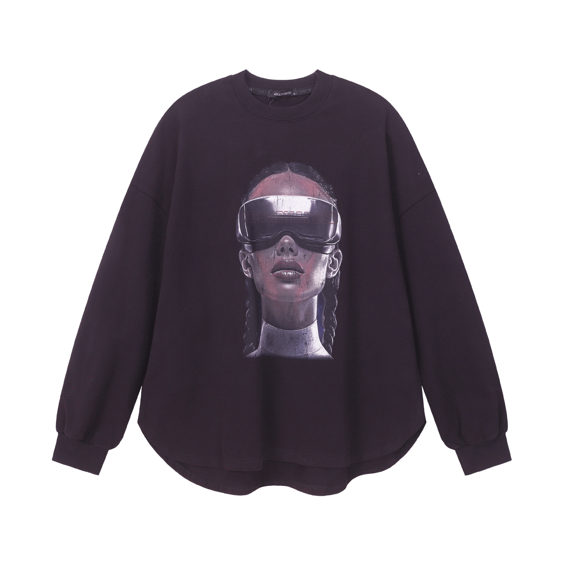 嘉衣库男装2025秋季新款美式潮牌机车风复古赛博朋克运动卫衣男女