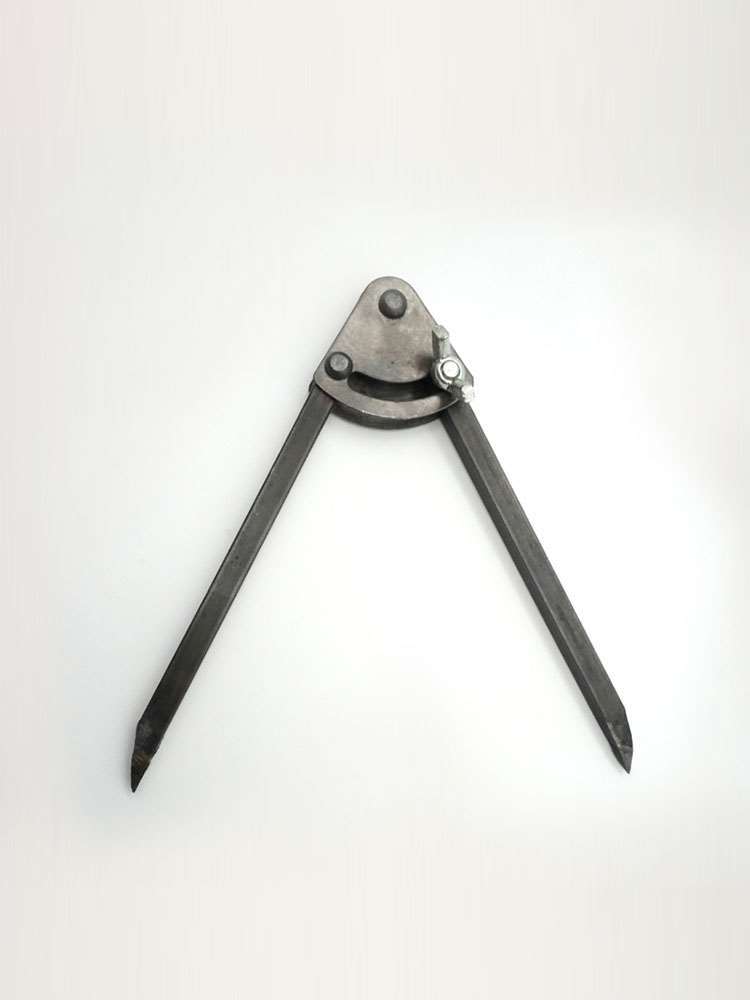 钳工划线14划归专用合金圆规划线器工业用画规木工6-8-10-12-寸